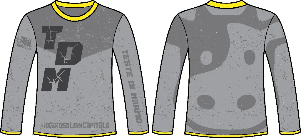 Maglia TDM Enduro Classica (Manica corta, XXXXS)